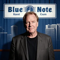 norm macdonald on a blue note album cover
