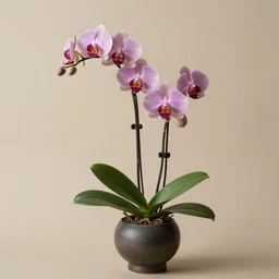 fine art photo of orchid flowers in a vase, botanical photography, iso 1 0 0, shutter speed 1 2 5, aperture 8, award winning