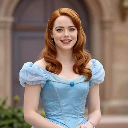 emma stone as a disney princess