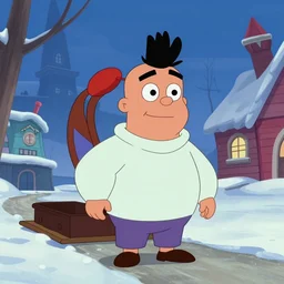Gigachad in Polar Express (2004)