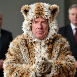 photo of jeremy clarkson wearing a fursuit
