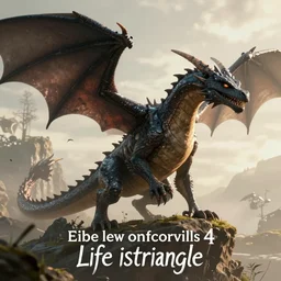 a dragon in the style of the life is strange 4 - n 4