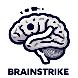 brainstrike logo, amazing vector art