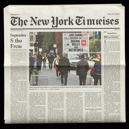 newspaper article on the new york times on september 1 1 2 0 0 1