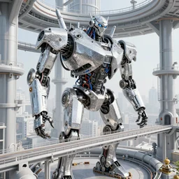 giant dimantled disassembled cyborgs and biological androids with wires on bridges and pipes, through a huge cybernetic megastructure multi - level metropolis in space, black and white, comic, pencil, by nihei tsutomu