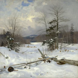 Thomas Cole Winter Landscape