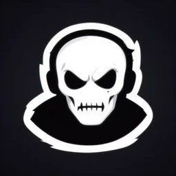a crazy psychopath, digital art, iconic icon, 2 d vector logo, cartoon, t - shirt design