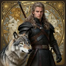 photography of jon snow with direwolf, deep focus, d & d, fantasy, intricate, elegant, highly detailed, digital painting, artstation, concept art, matte, sharp focus, illustration, hearthstone, art by artgerm and greg rutkowski and alphonse mucha