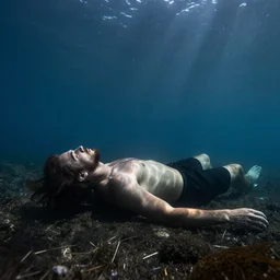 underwater photo of jered leto drowned