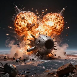 fashion editorial in asteroids crashing on earth. gigantic explosions. wide angle shot. highly detailed. depth of field. high definition. 8k. photography.