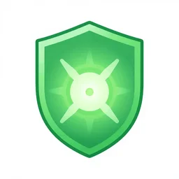 green heater - shield game icon, powerful fantasy epic legends, game icon stylized, digital illustration radiating, a glowing aura, global illumination, ray tracing, 8 k high definition, intricate details, octane render, unreal engine, trending on arstation