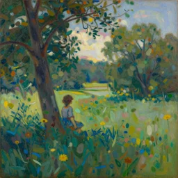 an artwork by frank weston benson