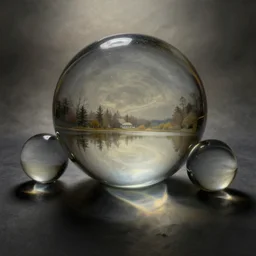 glass ballons still life composition. by konstantin razumov, chiaroscuro, highly detailded