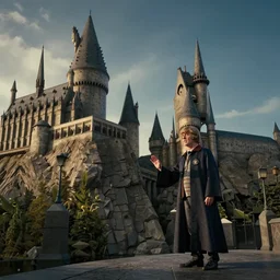 Spock teaching at hogwarts, still photograhy