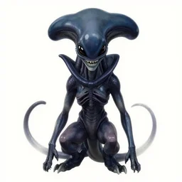 a simple centered portrait of a predatory alien species. an award winning yoshitaka amano digital art poster color painting. a masterpiece by james gurney. poster colour on canvas.