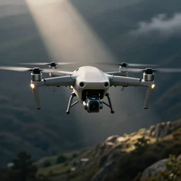 a drone with pistol