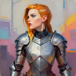 greg manchess portrait painting of partially armored milla jovovich as leeloo from the 5 th element as overwatch character, medium shot, asymmetrical, profile picture, organic painting, sunny day, matte painting, bold shapes, hard edges, street art, trending on artstation, by huang guangjian, gil elvgren, ruan jia, randy vargas, greg rutkowski