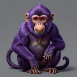 highly detailed stupid, purple, grape, monkey, golden snubbed nosed monkey, art by artgerm and greg rutowski, intricate, elegant, highly detailed, centered, digital painting, artstation, concept art, smooth, sharp focus, league of legends concept art, wlop.