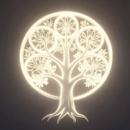 luminous tree of life by daniel conway