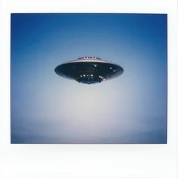 ufo flying in the sky in toulouse, blue sky, polaroid, stolen motion blur, eerie, realistic, realistic, realistic, realistic, realistic, realistic, realistic, 7 0's,