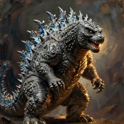 godzilla portrait by el greco