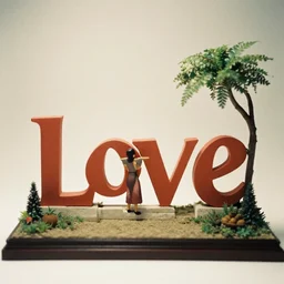 love by Greg Craola Simkins , diorama, kodak film
