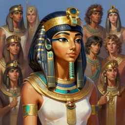 An beautiful digital painting of an egyptian princess, by Stanley Artgerm Lau, frank frazetta, Rossdraws, James Jean, gerald brom, Andrei Riabovitchev, Marc Simonetti, and Sakimichan, trending on artstation, SFW version