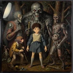 tomie by junji ito in the style of zdzisław beksiński and h.r. giger, oil on canvas, intricately detailed artwork, full 8k high quality resolution, recently just found unknown masterpiece, renaissance painting, photorealism, 8k high detail, Sigma 85 mm f 1.4, Studio Light, Studio Ghibli