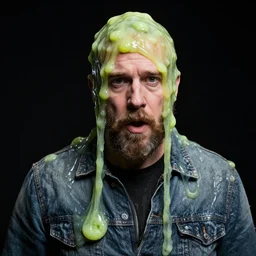 alex jones covered in slime