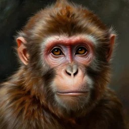 portrait of monkey magic!!!!!!!!!!!!!!!!!!!!!!!!!!!, detailed face, detailed painting,, epic lighting, by ilya repin, phil hale and kent williams
