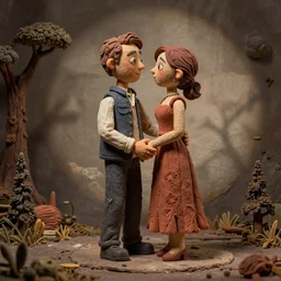 surrealism claymation of love by michal karcz