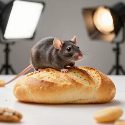 rat!!!!!!!!!! bread, food photography, studio lighting, delicious