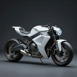 futuristic motorbike