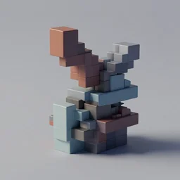 constructivism made of rectangle tetris, octane render, trending on artstation