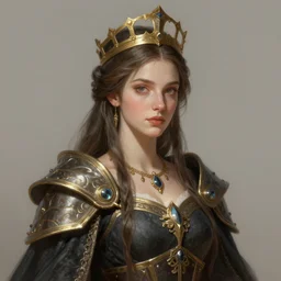 summery empress, d & d, fantasy, portrait, highly detailed, digital painting, trending on artstation, concept art, sharp focus, illustration, art by artgerm and greg rutkowski and magali villeneuve