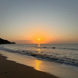 sunrise on a beach