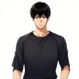 human, manga art style