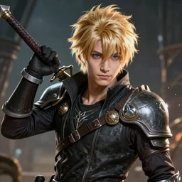 An epic fantasy comic book style portrait painting of a young blonde thief, unreal 5, DAZ, hyperrealistic, octane render, cosplay, RPG portrait, dynamic lighting