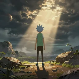 morty wanders the universe