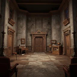 The Stanley Parable environment concept, octane render