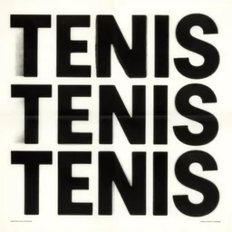 a typographic poster about tennis designed by jan tschichold.
