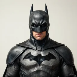 portrait of batman on viking style, by charlotte grimm, natural light, detailed face, masculine features, symmetrical, canon eos c 3 0 0, ƒ 1. 8, 3 5 mm, 8 k, medium - format print, half body shot