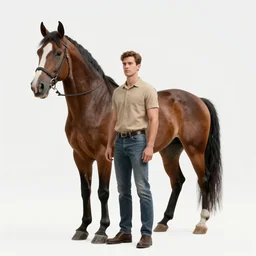 human and horse fusion