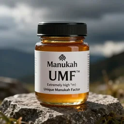 Manukah Honey with extremely high UMF^{tm} (Unique Manukah Factor), digital art