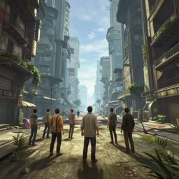 highly detailed vanishing - point liminal space, in gta v, stephen bliss, unreal engine, fantasy art by greg rutkowski, loish, rhads, ferdinand knab, makoto shinkai and lois van baarle, ilya kuvshinov, rossdraws, tom bagshaw, global illumination, radiant light, detailed and intricate environment