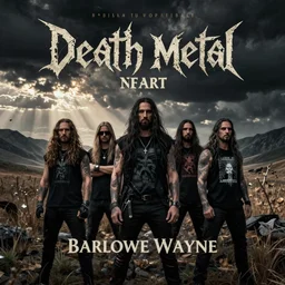 death metal band cover by Barlowe Wayne