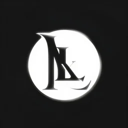 luxury minimalist logotype, black and white, symmetry!!!