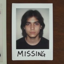 a still shot from found footage of a person who went missing