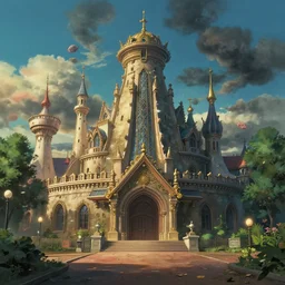anime themepark, dramatic lighting and composition, surreal background, octane render, ghibli, trending on artstation, photorealistic, high resolution, 8 k