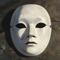 hei broken mask, by makoto shinkai, greg rutkowski, artstation, high detailed, cgsociety,